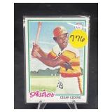 1978 TOPPS CESAR CEDENO CARD