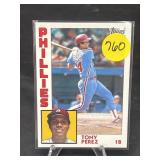 1984 TOPPS HOF TONY PEREZ CARD