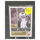 RARE CARD 2009 HOF ADRIAN PETERSON #105 OF 899