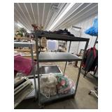 3-Tiered Metal Rolling Rack 32'x22'x54'