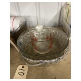 Clear Glass Serving Bowl - Serving Tray