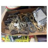 Box of Assorted Extension Cords