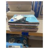 Stack of Assorted Vinyl Records 88's approx 35