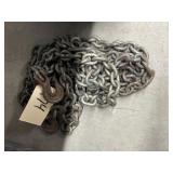 Medium Duty Log Chain w/2 Hooks 19-1/2ft