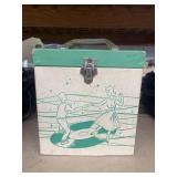 Vintage Vinyl Records 45's in Case