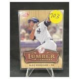 INSERT CARD LUMBER COMPANY ALEX RODRIGUEZ