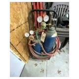 Cutting Torch Set w/hoses bottles & cutting torch