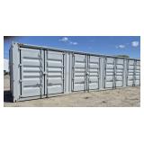 40' High Cube Multi Door Steel Container