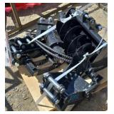 Set of 5 Mini Excavator Attachments