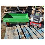 Earthquake MC43 Rototiller & Scott's Spreader