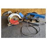 6' Metal Chop Saw & 7 1/4' Super Saw - Gas