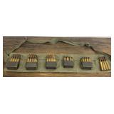28 Rds - In 8-Rd clips in Bandelier (14 EMPTIES)