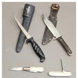 3 - Knives, 1 - Screwdriver