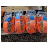 4 - 2' x 27' x 5-Ton Ratchet Straps