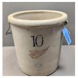 Redwing #10 Crock / Bean Pot - Dated 1915