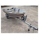 Western Shasta Aluminum Boat w/ Trailer