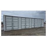 40' High Cube Multi Door Steel Container