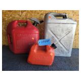 2- Gas Cans/ 1- Jerry Can