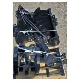 Set of 9 Mini Excavator Attachments