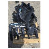 Set of 9 Mini Excavator Attachments