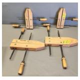 4-- Wooden Clamps