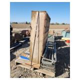 Metal Shelving/Wooden Bolt Bin