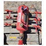 Red Multi Valve Air Tank