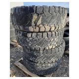 Set of 4- 37X11.50R20 Ridge Grappler Tires