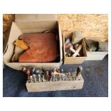 Leather Working Tools w/ Leather