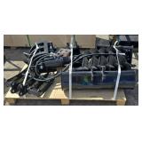 Set of 9 Mini Excavator Attachments