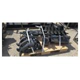 Set of 9 Mini Excavator Attachments