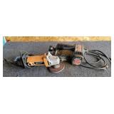 Chicago 4' Angle Grinder & Skil 2-1/2' Belt Sander
