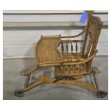 Antique Convertible High Chair Stroller