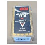50 Rds - 22LR 40gr Velocitor - CCI