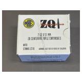 20 Rds - 7.62x51mm NATO - ZQI Ammo