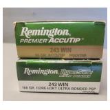 40 Rds - 243 95gr-100gr - Remington