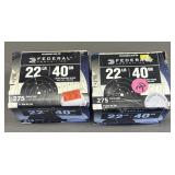 550 Rds - 22LR 40gr - Federal (sealed)