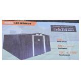 6 Ft X 8 Ft Galvanized Apex Roof Metal Shed