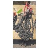 Two- 7 ft Double Legs Lifting Chains Slings