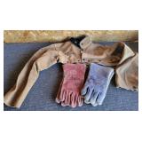 Welding Gloves and Welding Cape Sleeves