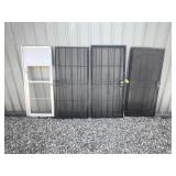 4--Aluminum Screen Doors