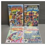 4-- Vintage Marvel Comic Books
