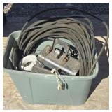 7 Gauge Cable w/ Misc in Gray Tote