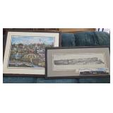 Signed Wooster Scott Print/ Locomotive Print