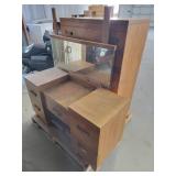 Tall Dresser w/ Vanity w/ Mirror