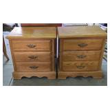 2-- Wooden Night Stands