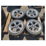 Set of 4 Mustang Tires 245/45ZR17