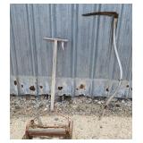 Vintage Push Mower / Scythe