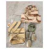 Hunting Pack Frame/ Canteens & Vest