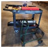 Rolling Shop Cart w/ Accessories